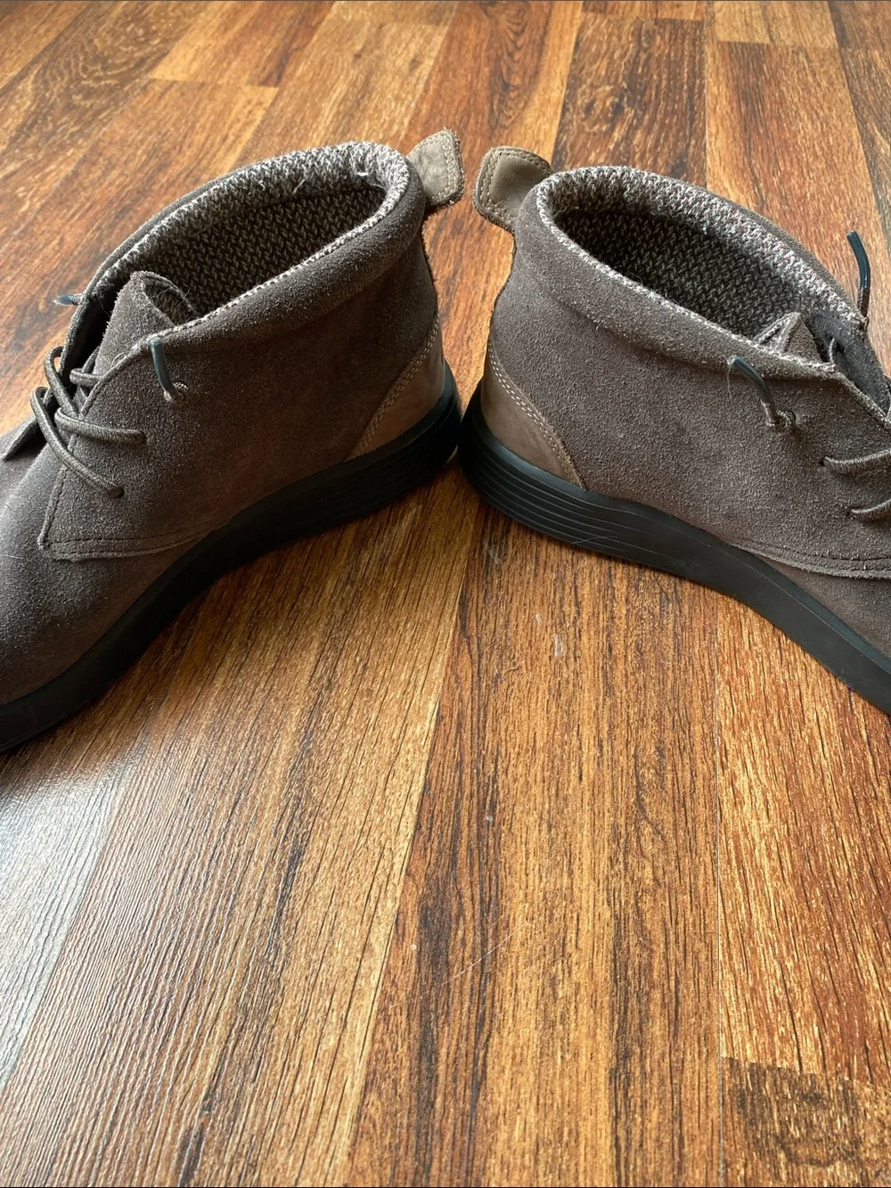 Hey Dude Jo Suede mens  Chukka slip on boot Brown Sz 9